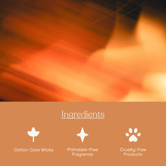 Anecdote Candles coconut soy wax close-up reveals clean burn.