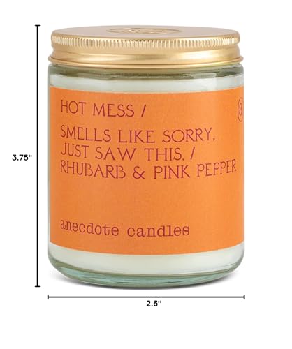 Anecdote Candles made in USA claim underscores quality and domestic sourcing.