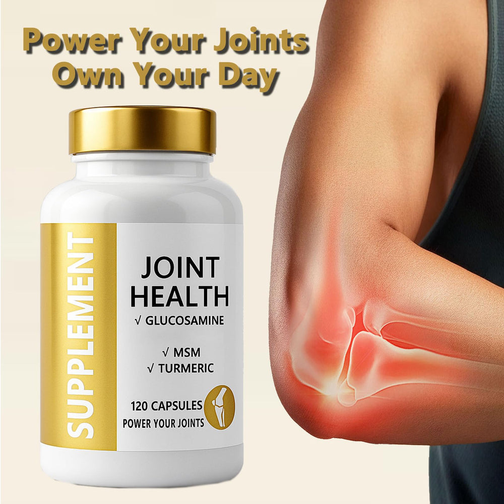 ANEFOSE Joint Health capsules pouring for easy daily dosage.
