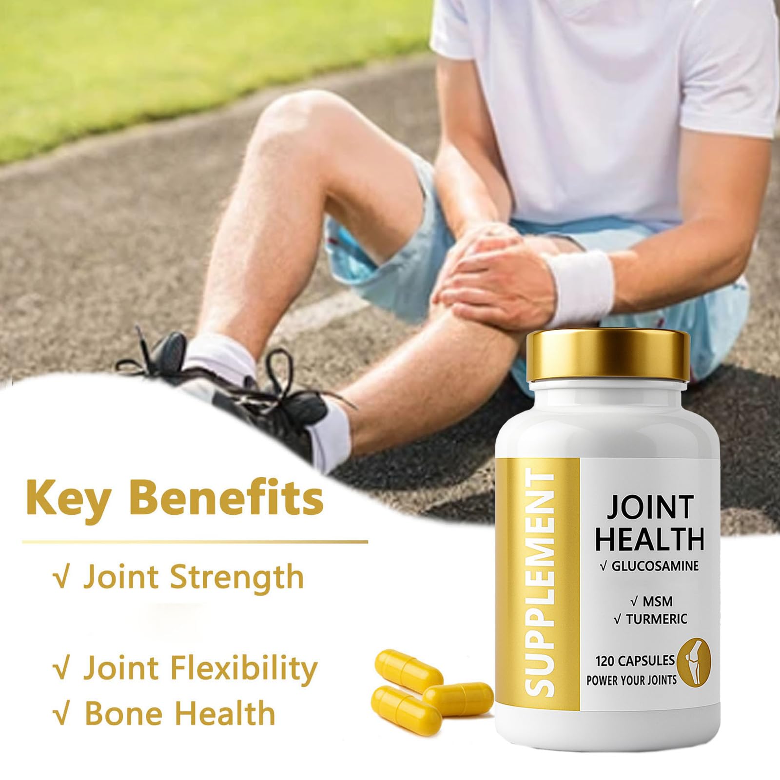 Package and label of ANEFOSE Joint Health supplement for quick reference.