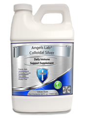 Angels Lab Colloidal Silver 10ppm bottle for daily use and easy refills.