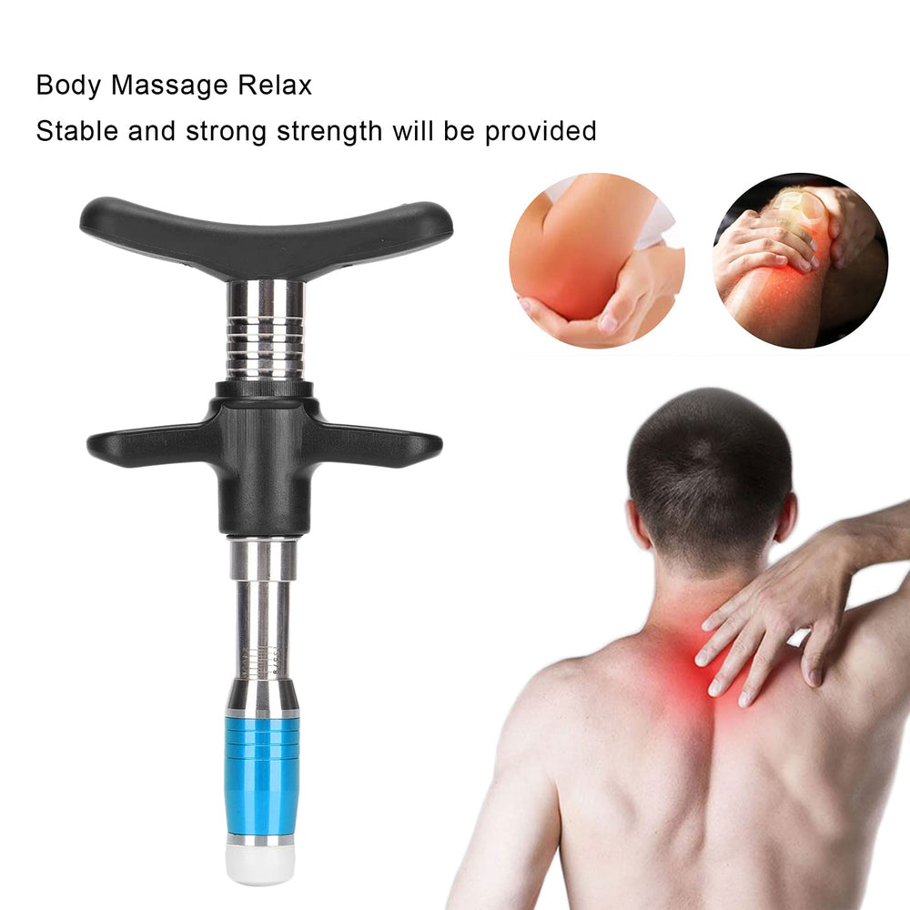 ANGGREK Chiropractic Tool handle grip highlights ergonomic control and comfortable handling.