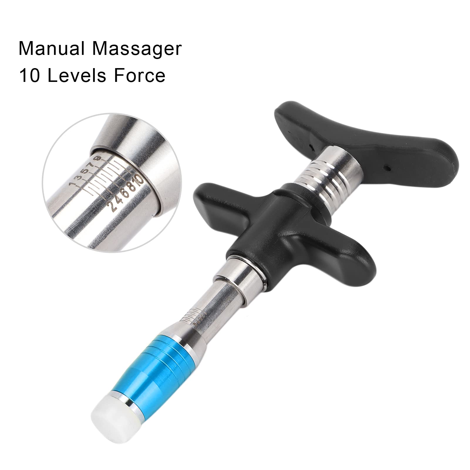 ANGGREK Chiropractic Tool side massage focus ideal for neck and back tension relief.