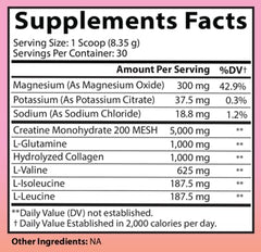 Angry Supplements Better Booty Builder unflavored powder mixing in water for energy