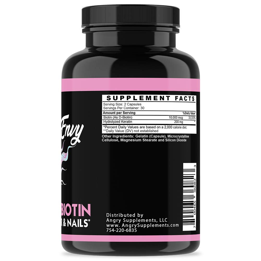 Hair Envy nails and skin focus demonstrates multi-benefit health support.