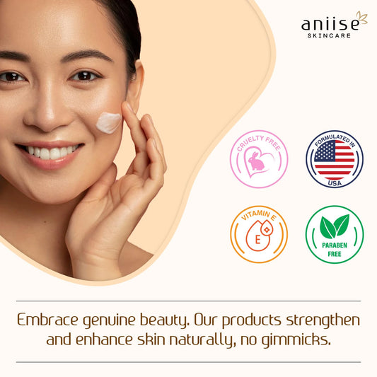 Texture close-up of Aniise Wild Yam cream, rich and creamy for very dry skin