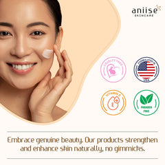 Texture close-up of Aniise Wild Yam cream, rich and creamy for very dry skin