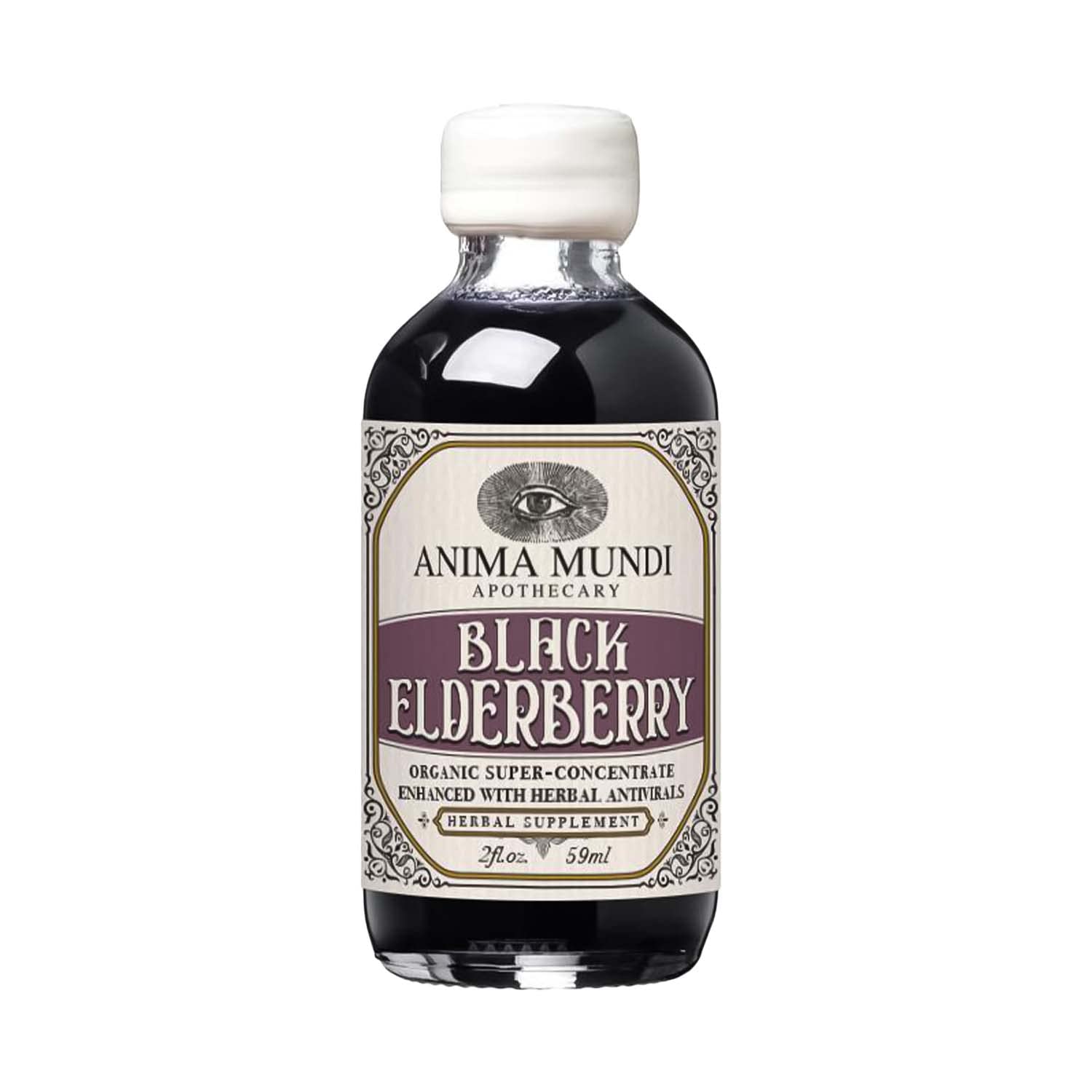 Anima Mundi Black Elderberry Syrup bottle for daily immune support