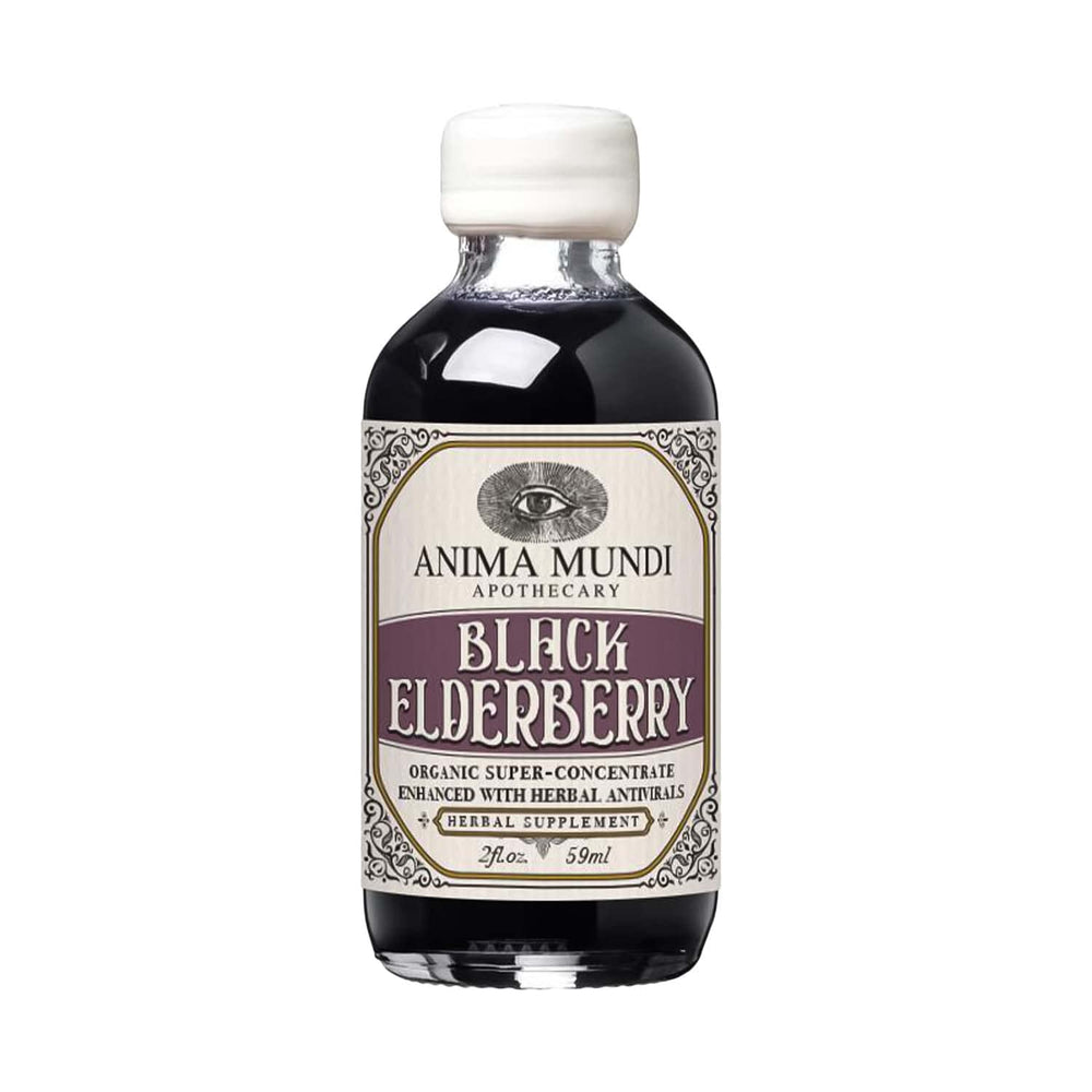 Anima Mundi Black Elderberry Syrup bottle for daily immune support