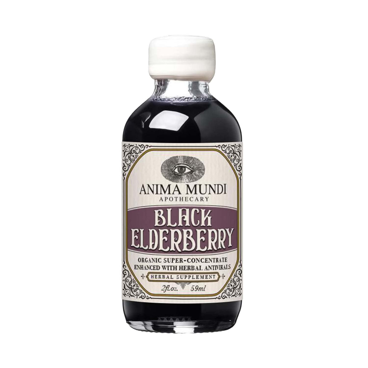 Anima Mundi Black Elderberry Syrup bottle for daily immune support