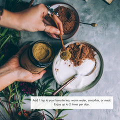 Anima Mundi Apothecary plant-based collagen blend with calendula and nettle for hair and nails.