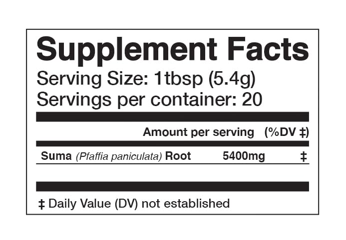 Anima Mundi Suma Root Powder smoothie glass highlights versatile use.