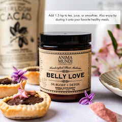 Anima Mundi Belly Love Powder ginger root provides warm aroma and digestion support.