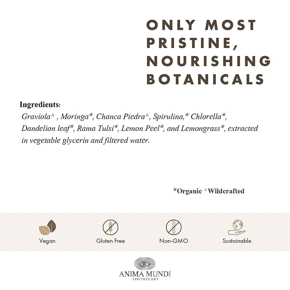Anima Mundi Viridem juice mix addition showing versatile use.