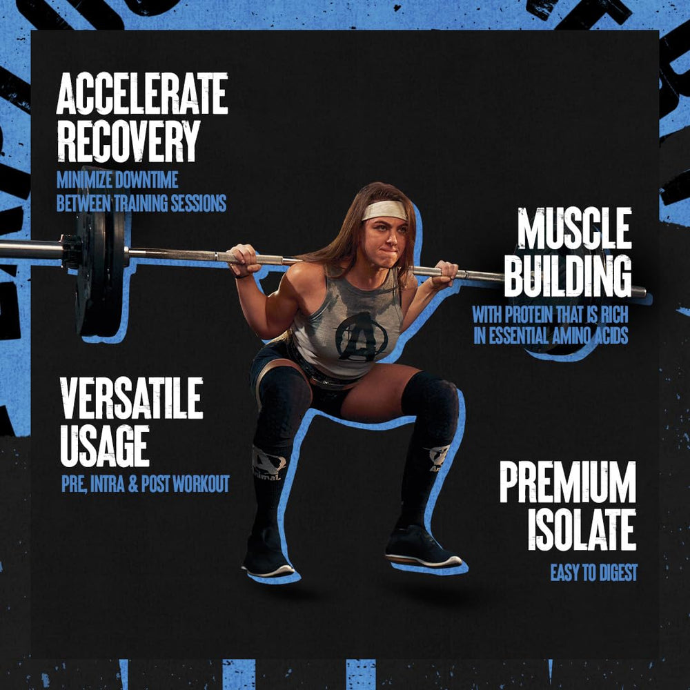 Animal Clear Whey Isolate GMP-certified US facility label and safety emphasis