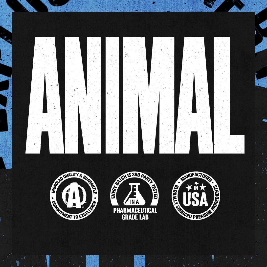 Animal Clear Whey Isolate lab-tested quality and safety seal visible