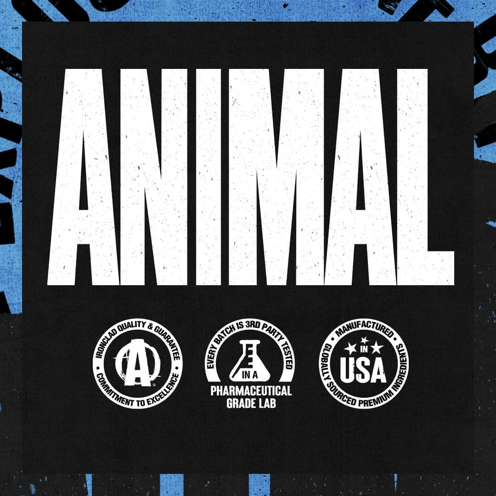 Animal Clear Whey Isolate lab-tested quality and safety seal visible