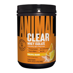 Animal Clear Whey Isolate 20 servings provide ongoing support.