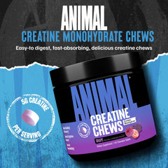 Animal Creatine Chews with AstraGin for enhanced absorption during workouts.