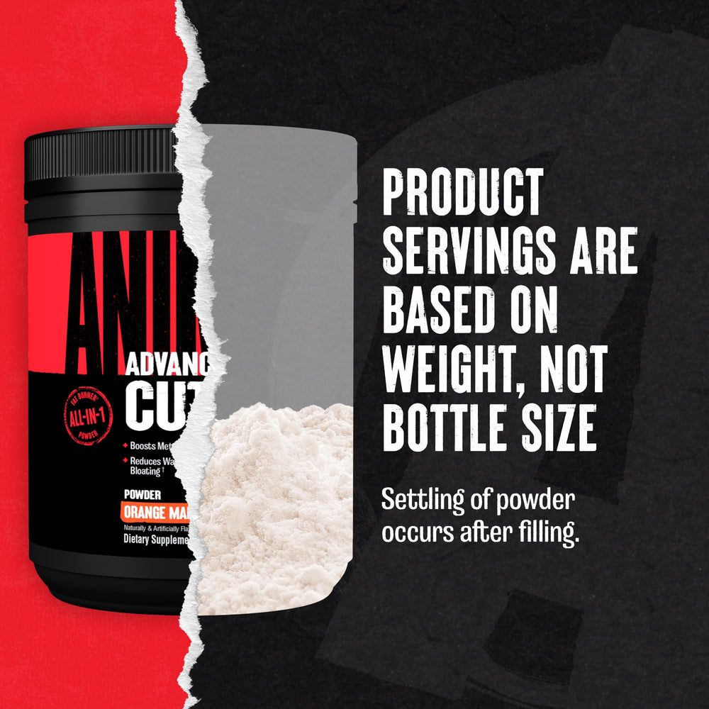 Animal Cuts ingredients label highlights 17 components for metabolism and energy.