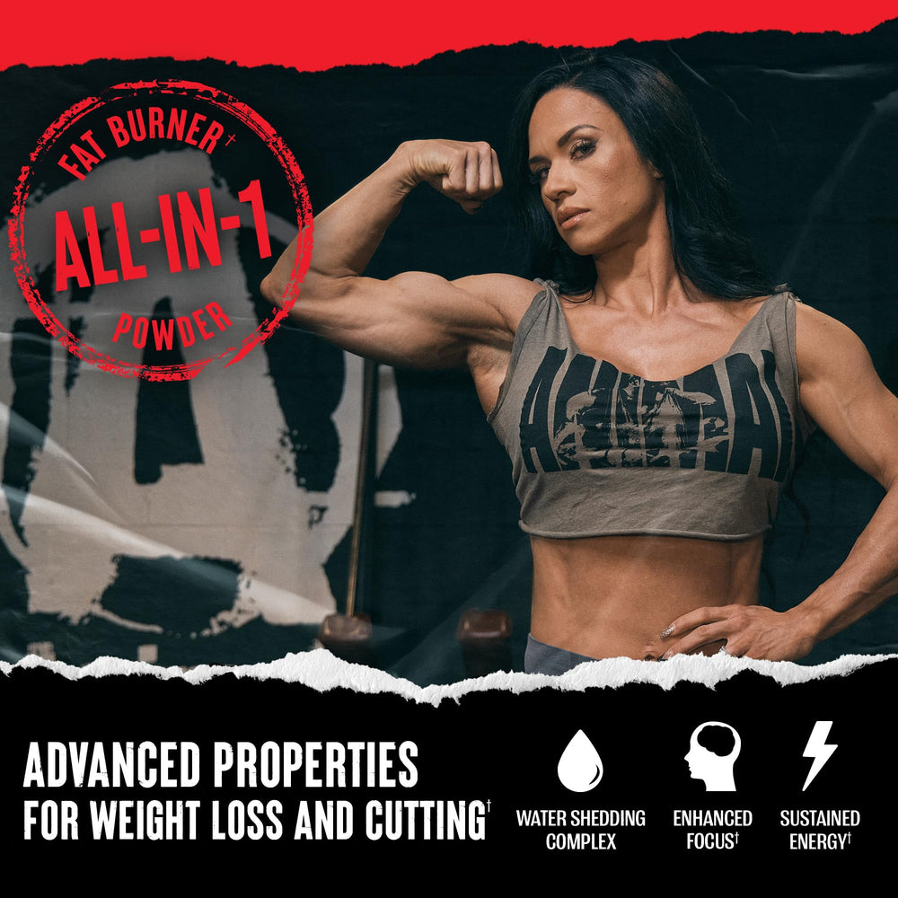 Closeup of label highlighting active ingredients for focused fat burning.