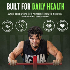 Animal Daily Greens 30-day pack ready for a daily wellness routine