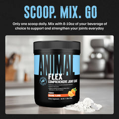 Athlete performing workout with Animal Flex as joint support companion