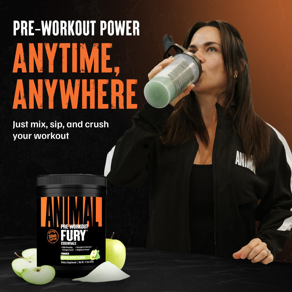 Animal Fury includes 2g beta-alanine to extend stamina during sets