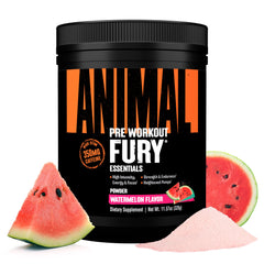 Animal Fury Watermelon bottle ready to energize your workout and focus.