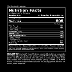 Animal Meal athlete-prep scene with shaker conveys efficient training-day fueling