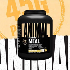 Animal Meal egg white and beef protein blend supports muscle recovery after training