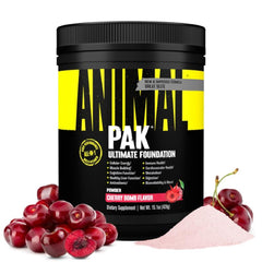 Animal Pak bottle front view, comprehensive daily multivitamin for athletes.