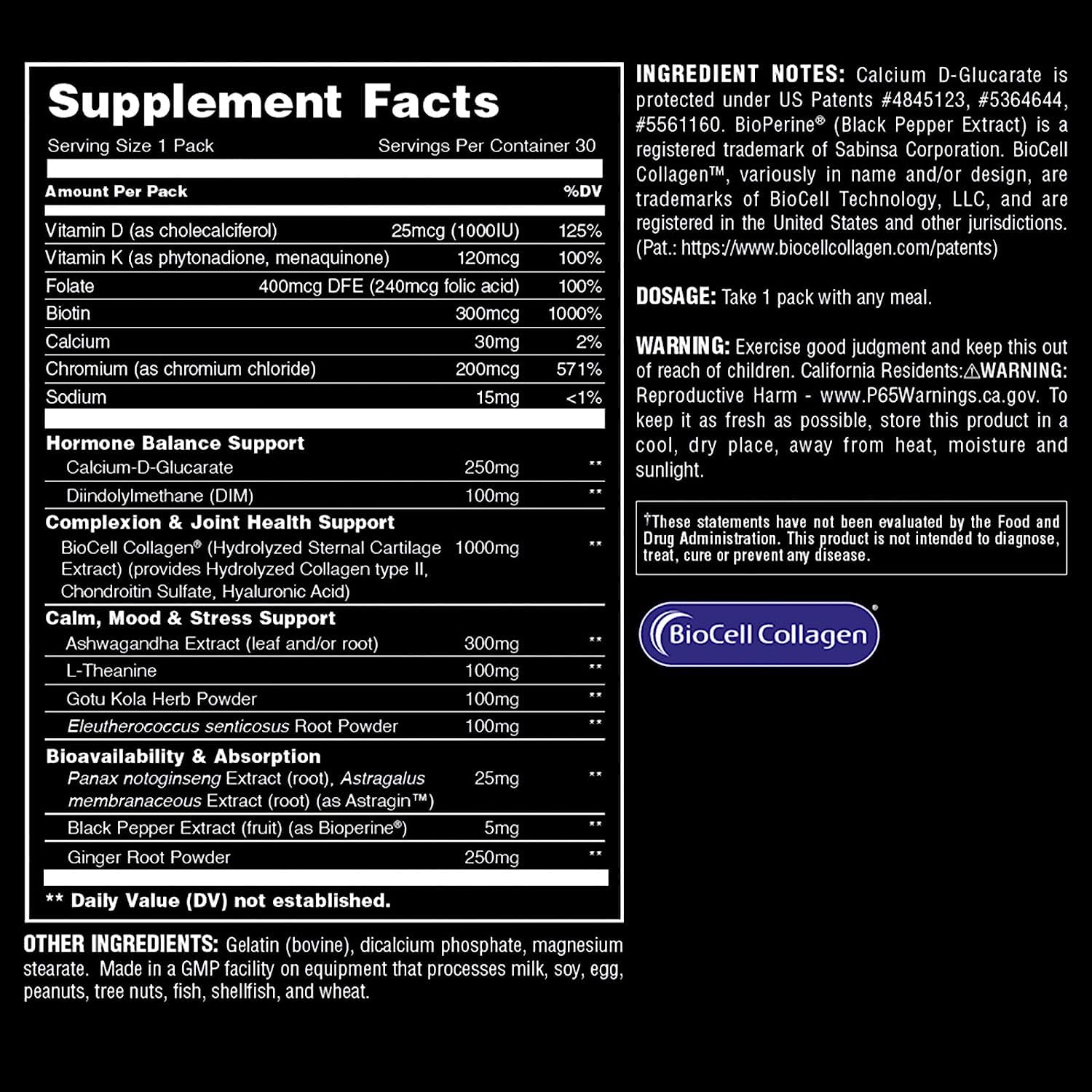 Animal Power Balance Alpha F bone and joint health support.