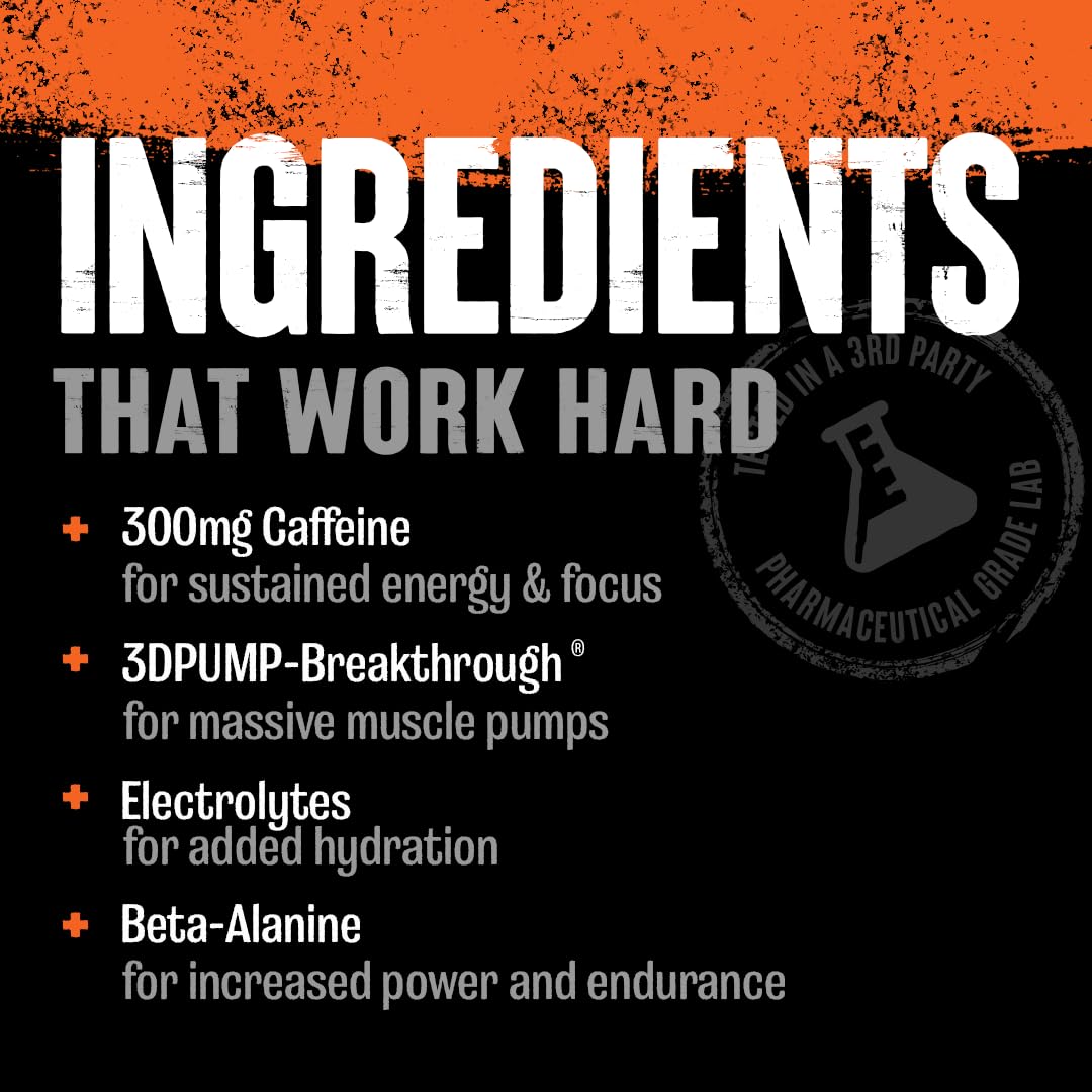 Animal Primal Wick’d Peach flavor powder for a tasty workout boost
