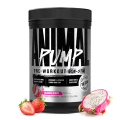 Animal Pump Non-Stim bottle showcases stimulant-free pre-workout for long-lasting pumps.