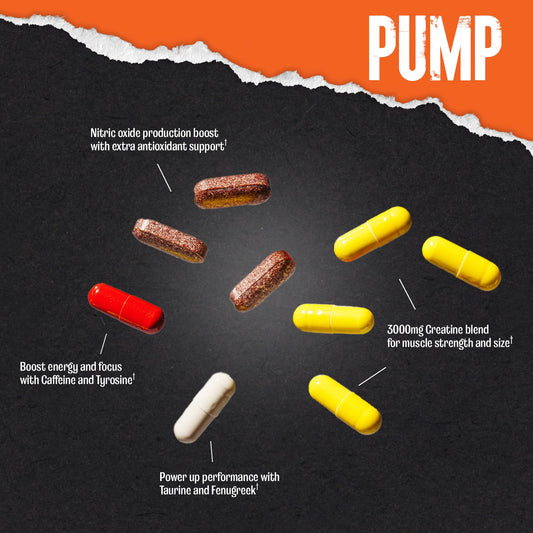 Animal Pump pack open with scoop for convenient pre-workout dosing.