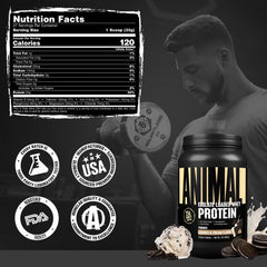 Prepared post workout shake using Animal Whey Isolate for recovery