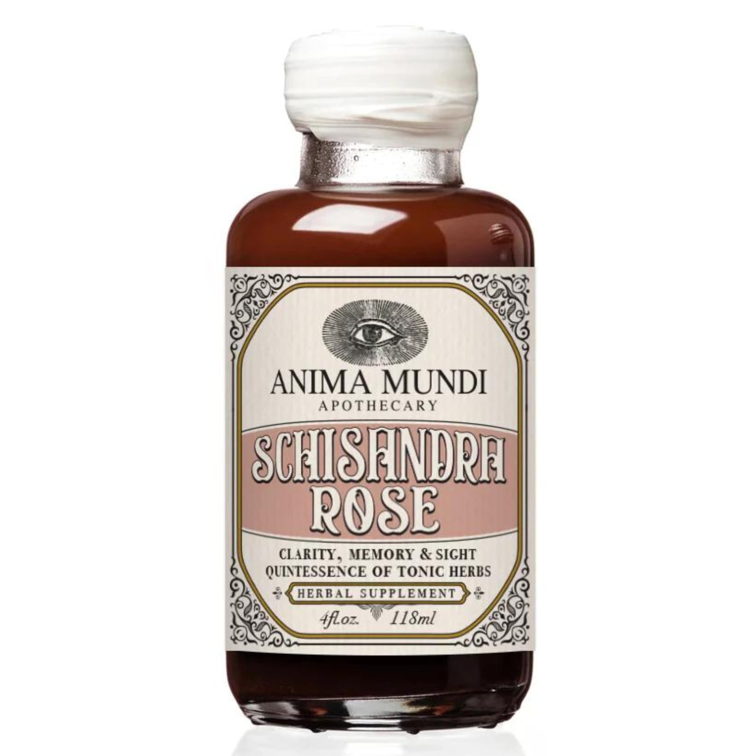 Anima Mundi Schisandra Rose Elixir bottle for daily adaptogen routines.