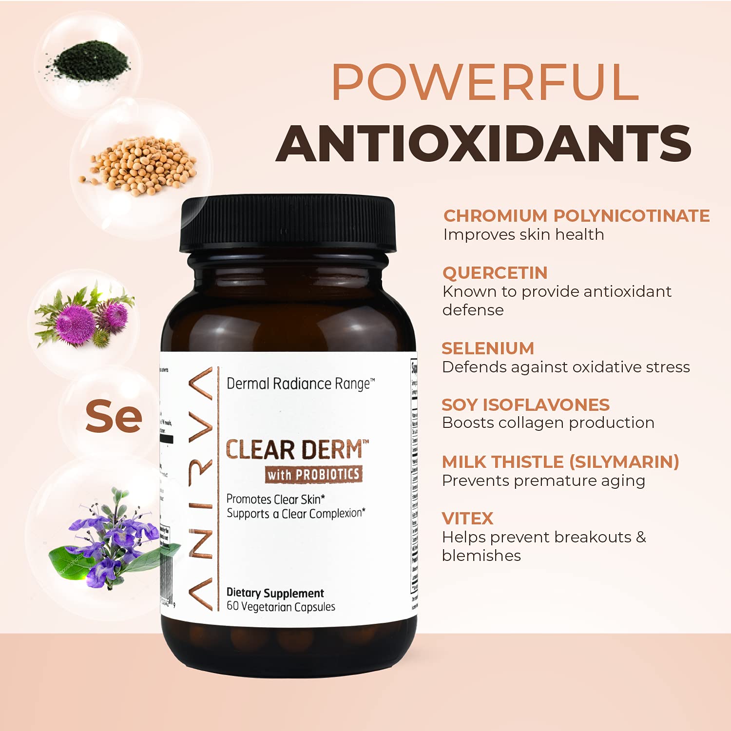 ANIRVA ClearDerm sebum-balance focus helps smoother-looking pores.