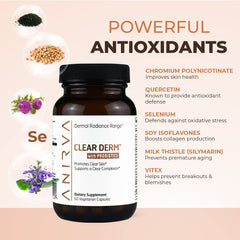 ANIRVA ClearDerm sebum-balance focus helps smoother-looking pores.
