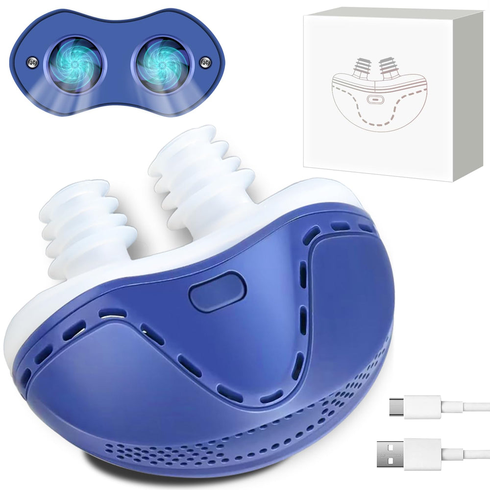 Anitiate mini anti-snoring device nasal clip eases breathing by opening nasal passages.