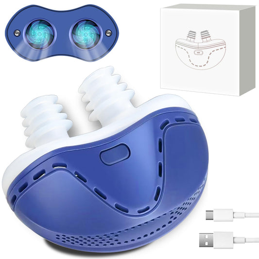 Anitiate mini anti-snoring device nasal clip eases breathing by opening nasal passages.