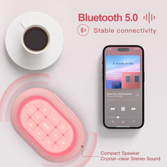 ANJANK 0–100% dimmer adjusts the clock display to your preferred brightness.