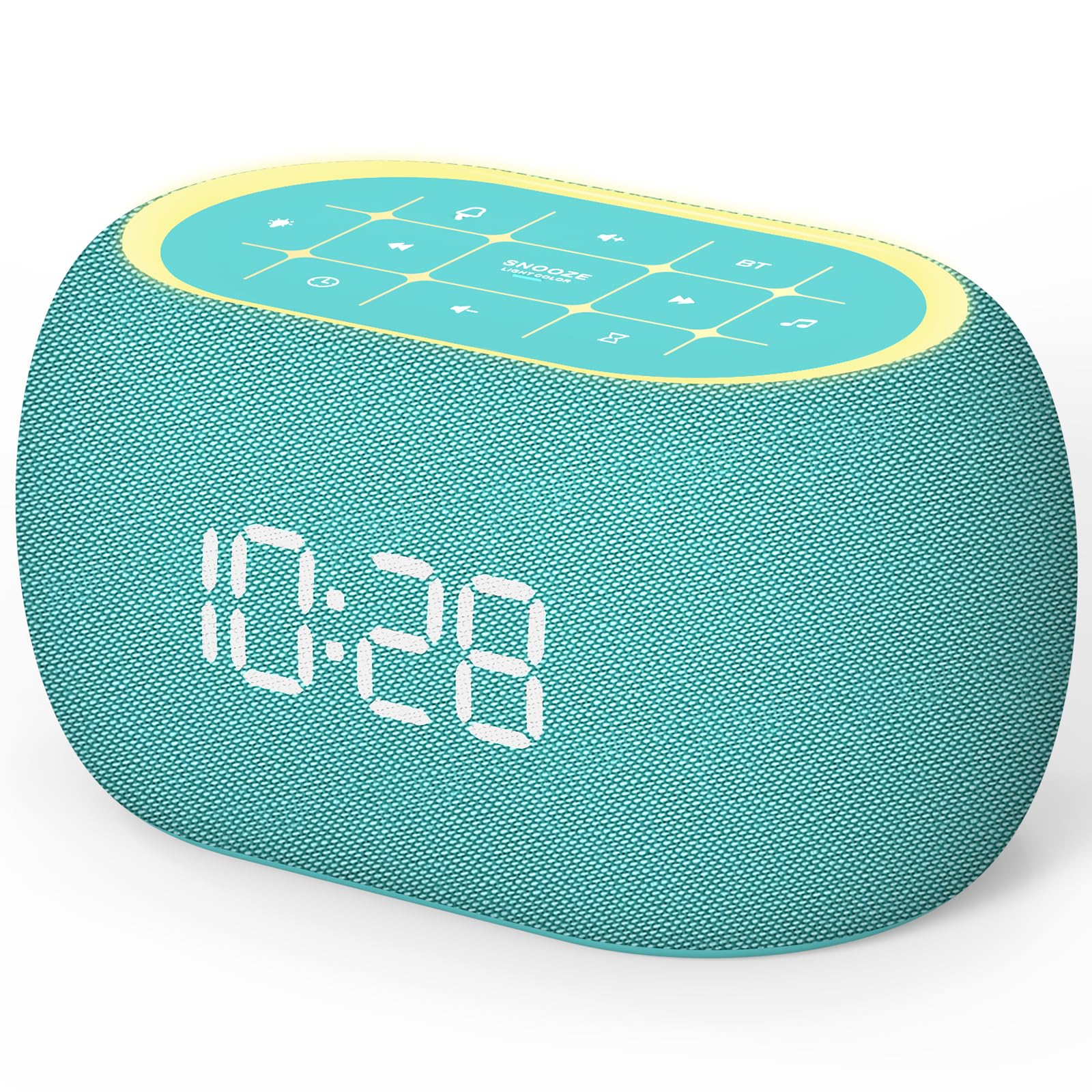ANJANK white noise sound machine on a bedside table creating a calm sleep setup