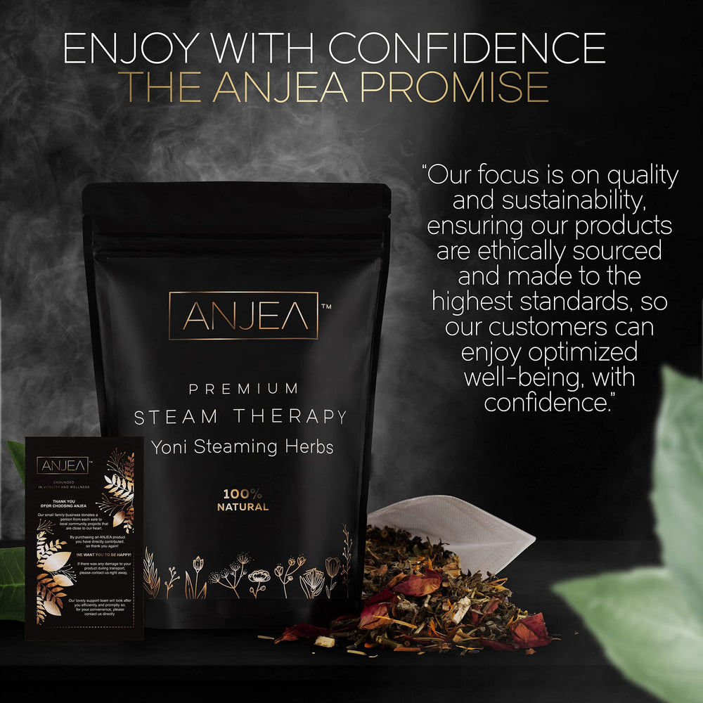 ANJEA steaming ritual at home showing a calm, personal practice.
