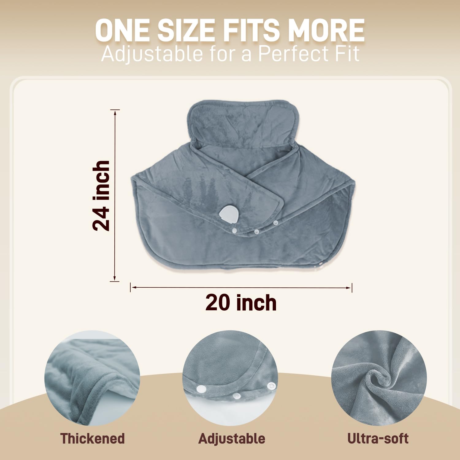 ANLUWIN 20x24 inch size demonstrated for full coverage