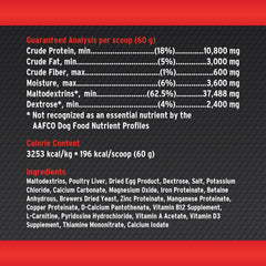 Annamaet Glycocharge for a dog-athlete in action supporting glycogen replenishment.