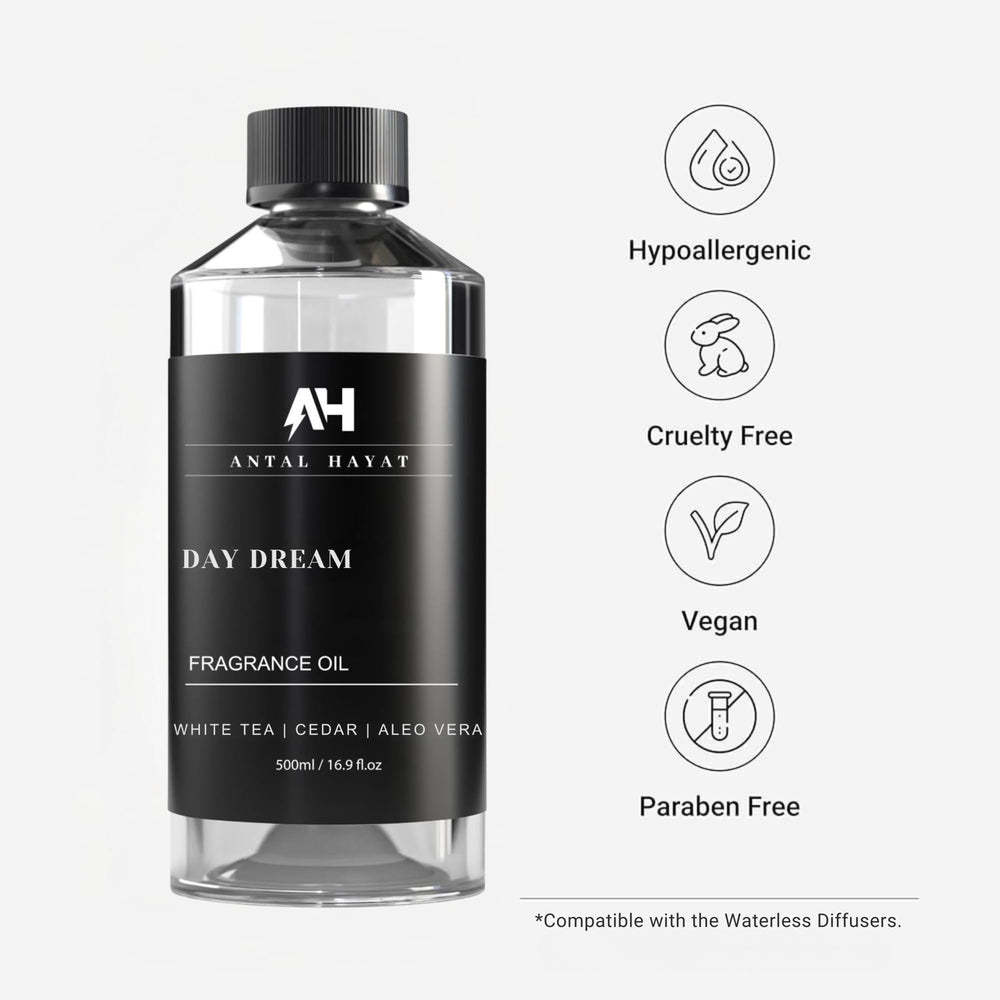 ANTAL HAYAT Day Dream diffuser in a living room creates hotel-like ambiance.