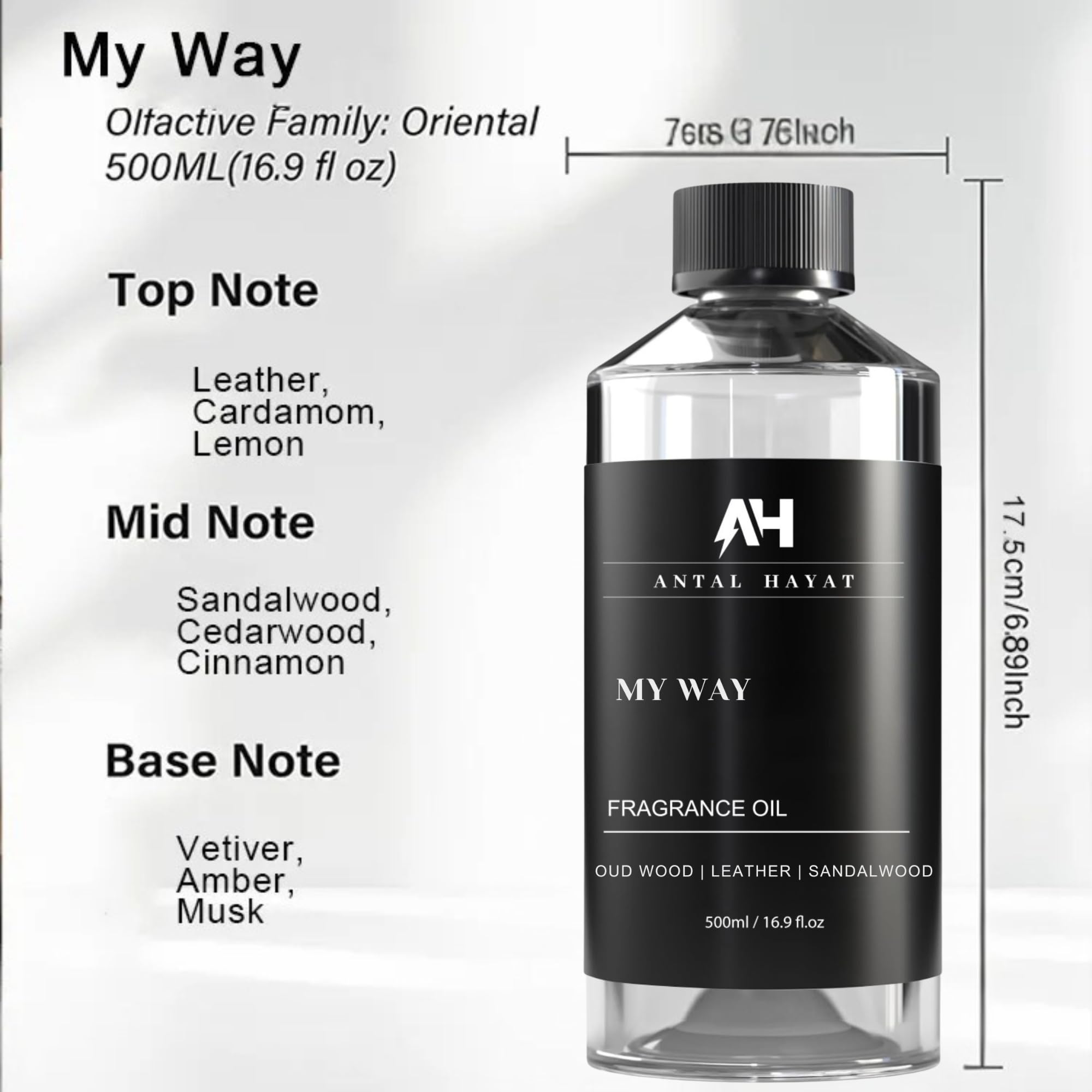 ANTAL HAYAT My Way cap closeup showcasing premium packaging for luxury scenting