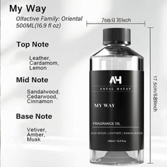 ANTAL HAYAT My Way cap closeup showcasing premium packaging for luxury scenting